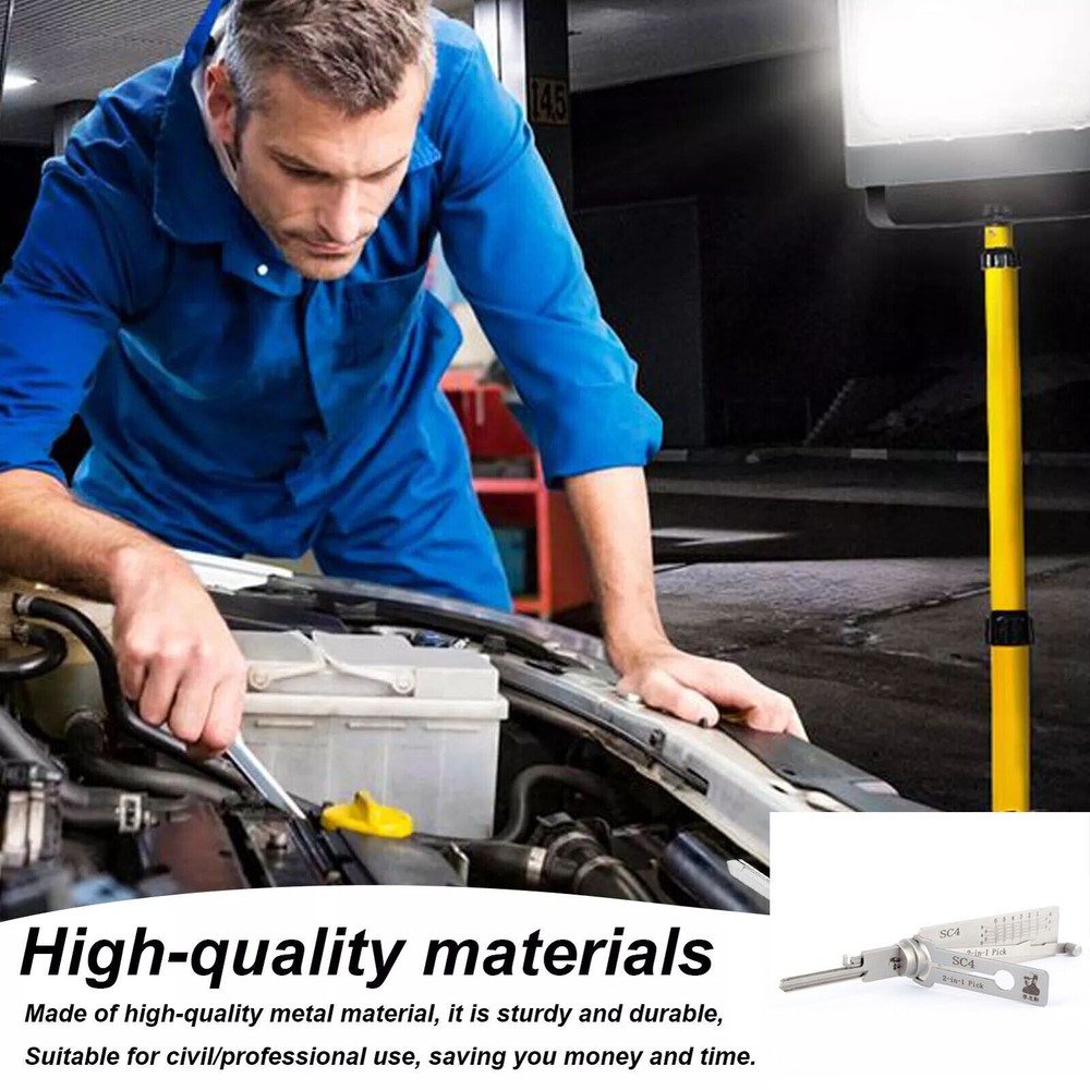 Key Decoder Perfect Match For Key Picking Hook Tool Stainless Steel SC4 ✅