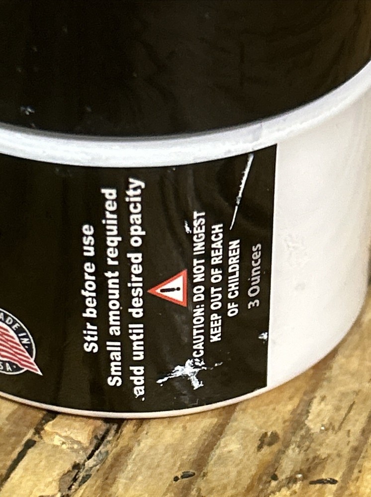 White Resin Pigment Paste "satori White" 3 Oz | OPEN BOX