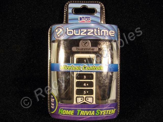 Buzztime Trivia Wireless Expansion Controller Remote WHITE Cadaco