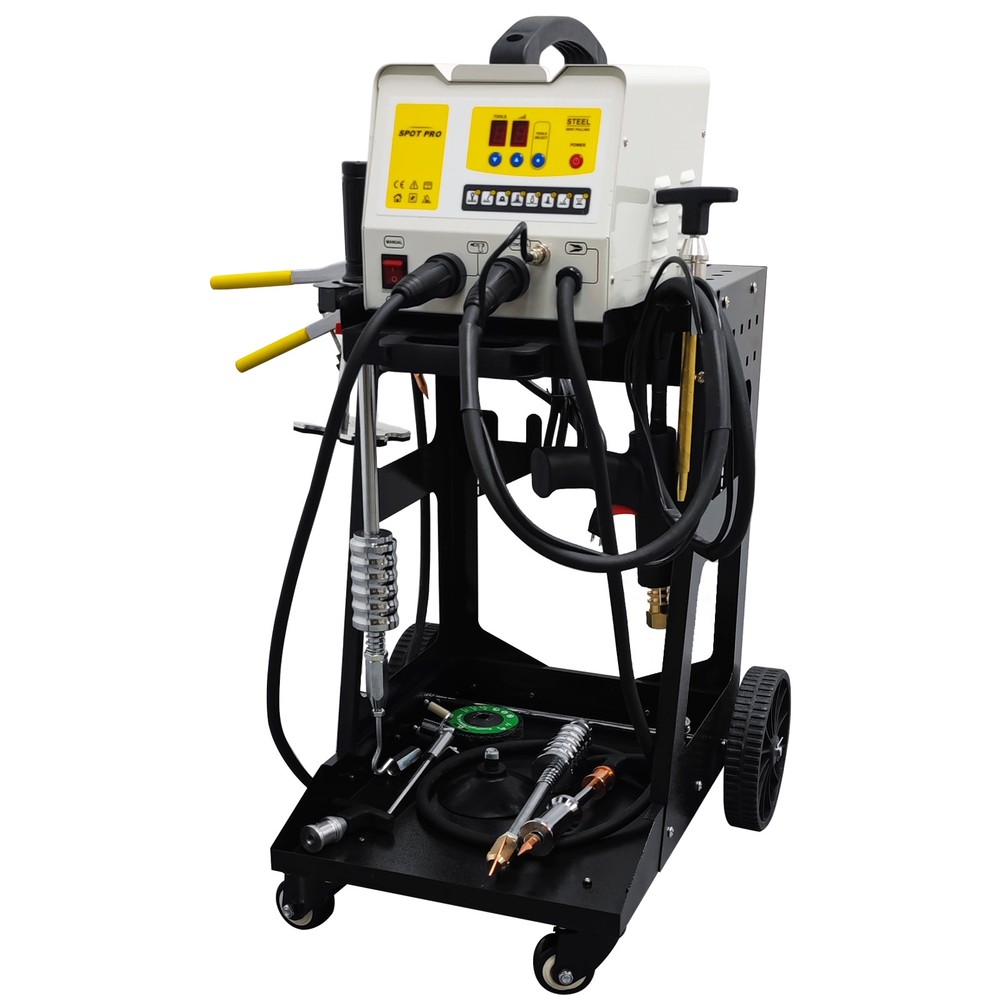 220V Steel Dent Pulling Machine Car Repair Spot Dent Puller Dent Pull Tool Kit