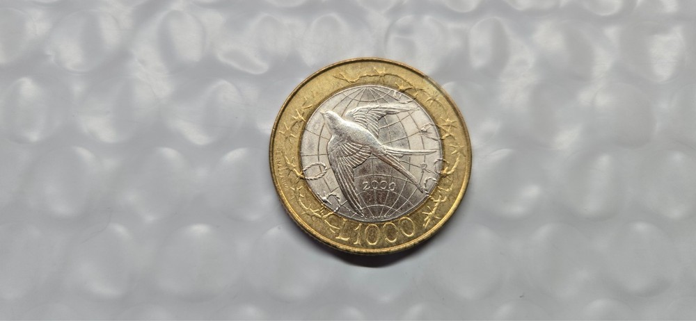 2000 San Marino 1000 Lire Coin