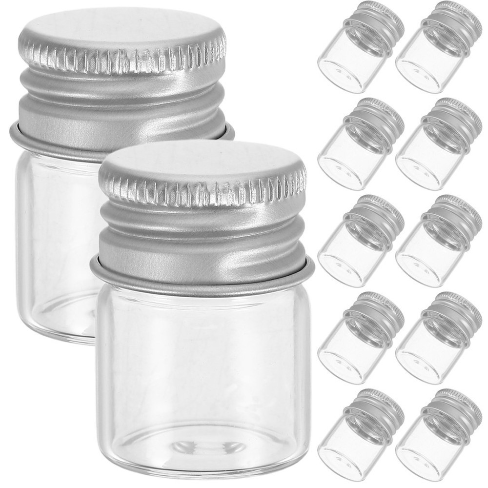 12 PCS Mini Mason Jars with Lids Small Grains Container Cookie
