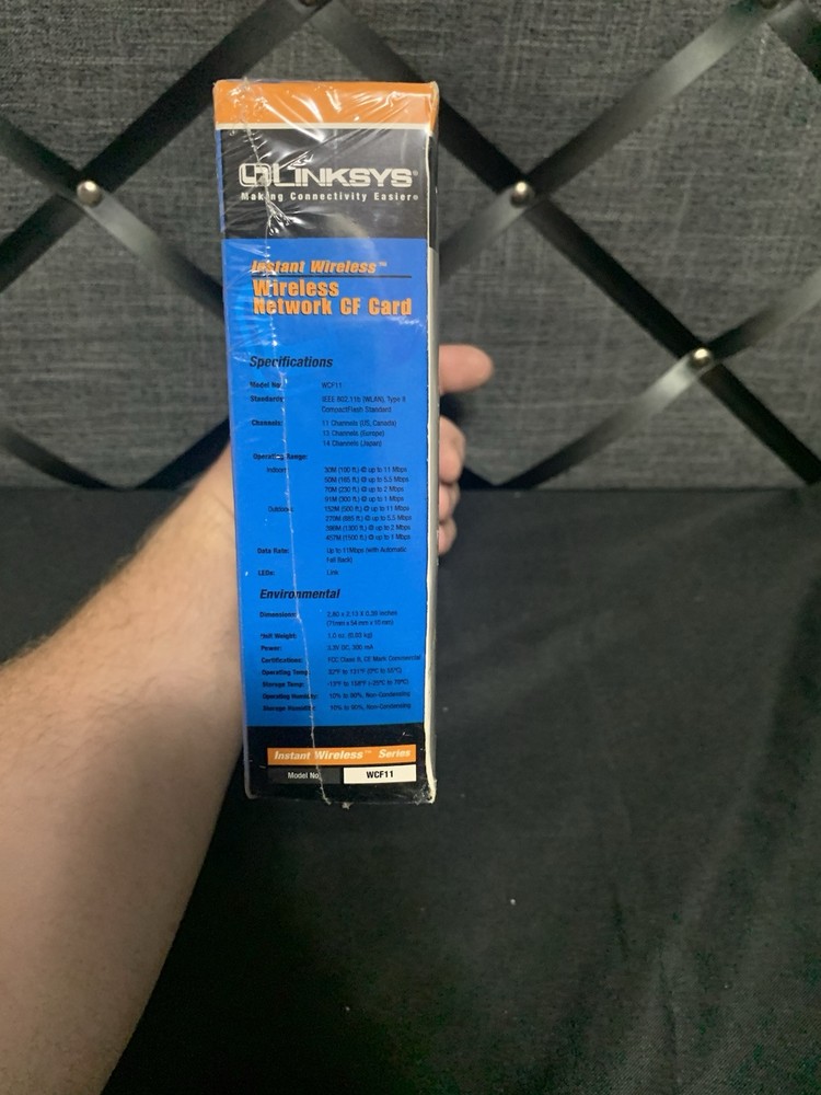 Linksys Instant Wireless Network PC Card WCF11