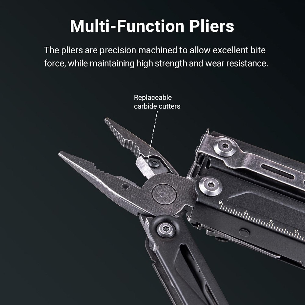 NEXTORCH PIONEER 14-IN-1 Multi-tools Full-Size,Versatile Multi-tool Set with Sci