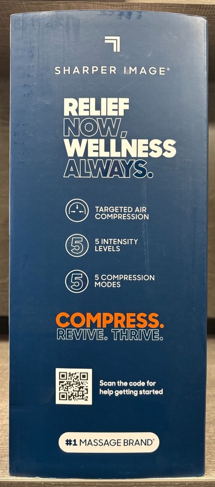 Sharper Image Air Compression Boots Flex Leg Recovery System - Multiple Sizes!