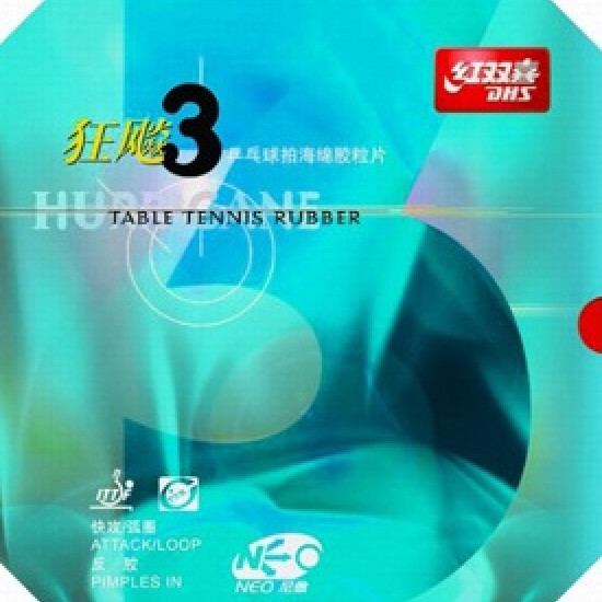 DHS Hurricane 3 NEO Table Tennis Rubber