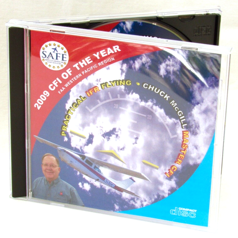 IFR Flying CHUCK McGILL MASTER CFI NEW Disc Gift INSTRUCTIONAL CD-ROM Practical