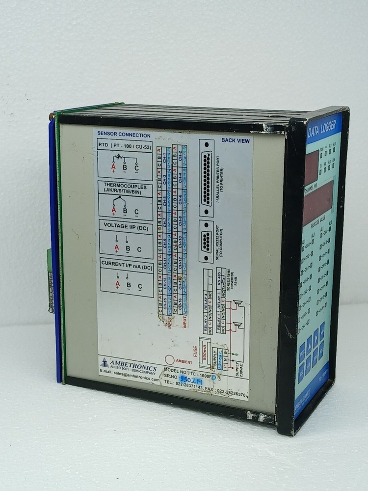 Ambetronics TC-1600FD Data Logger/ Scanner