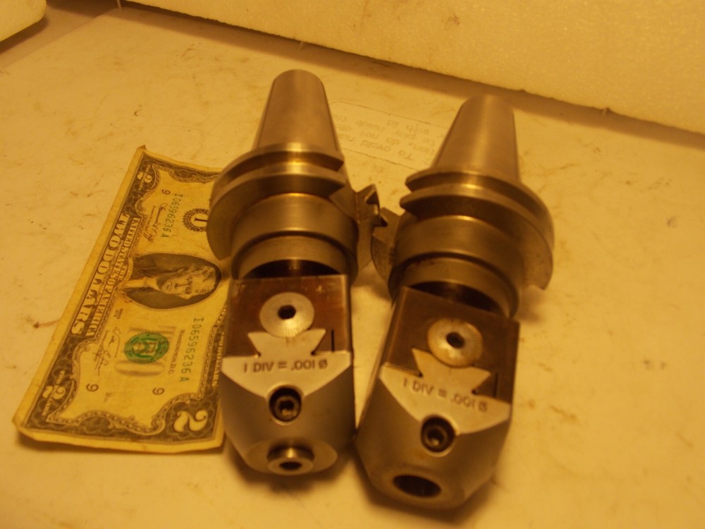 Criterion S-1-1/2 Micrometer 1/2" Boring Head .001 DIV CAT40 Command Tool Holder