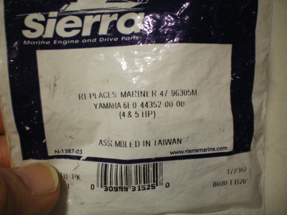 SIERRA #18-3073 IMPELLER , FREE FREIGHT