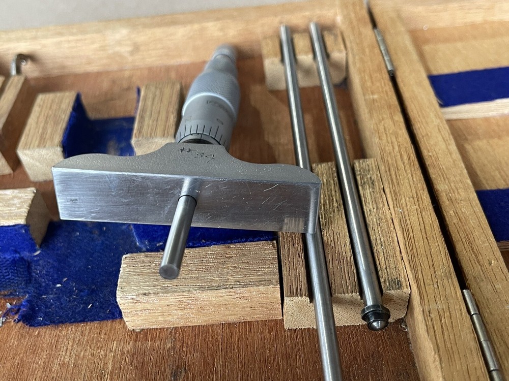 Fowler 0-3” Depth Micrometer - .001" - 52-225-005 - COMPLETE