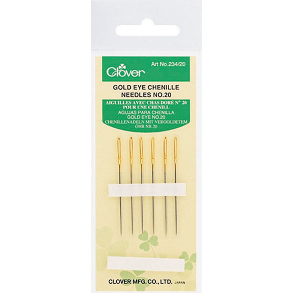 Gold Eye Chenille Needles Size 20 6/Pkg
