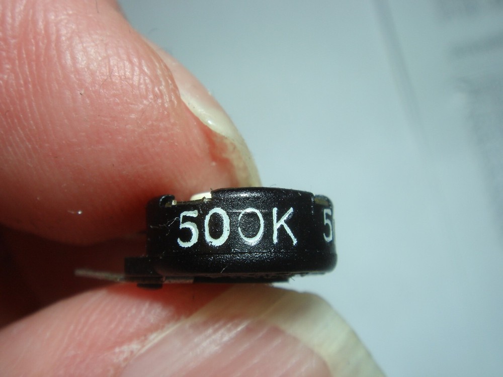 500K TRIMMER Piher PT10S Standing #17PY