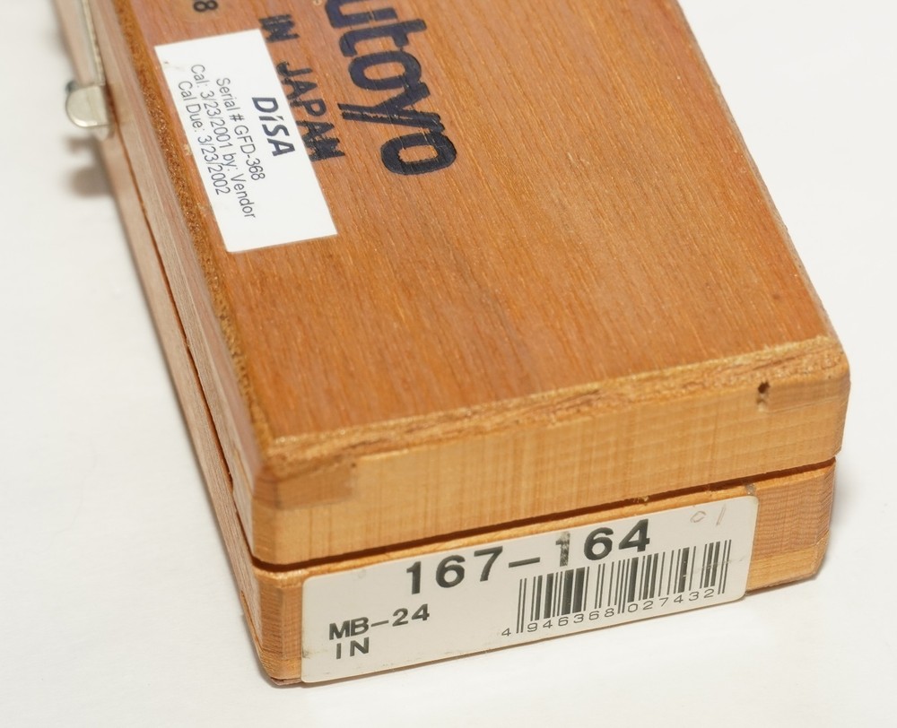 MITUTOYO 167-164 24" Micrometer Setting Standard
