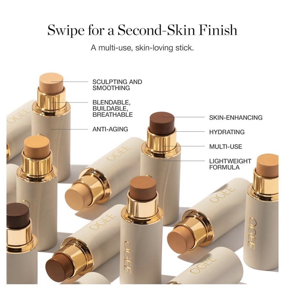 Ogee Sculpted Complexion Foundation Stick (Juniper 3.25W)