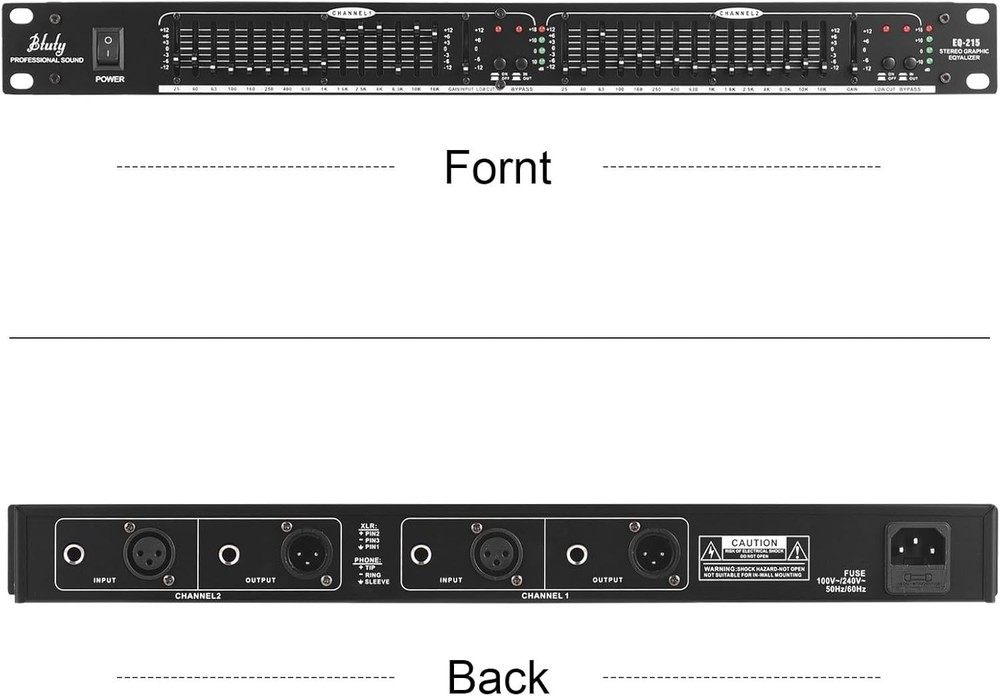 High-Quality 15-Band Stereo Graphic Equalizer =