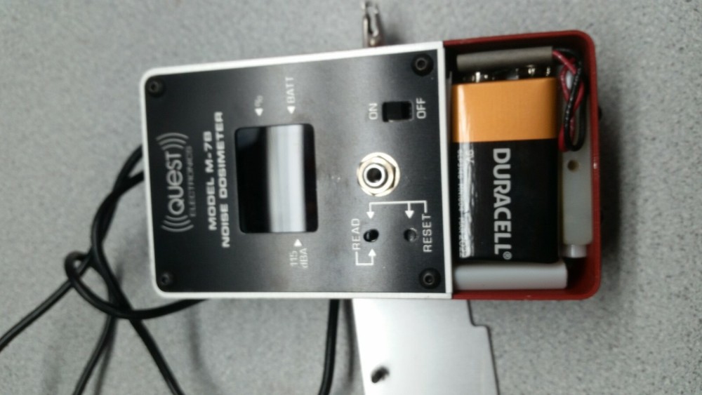 Quest Technologies M-78 Noise Logging Dosimeter With Microphone TESTED