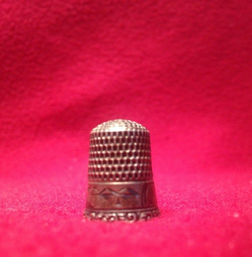Vintage Sterling Thimble #6