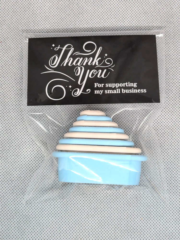 Rounded Rectangle Clay Cutter Shape Set~Polymer Crafting Tool~Stackable Outline