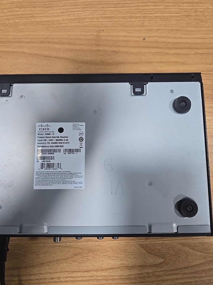 Cisco D9865-D Satellite Receiver - No Remote