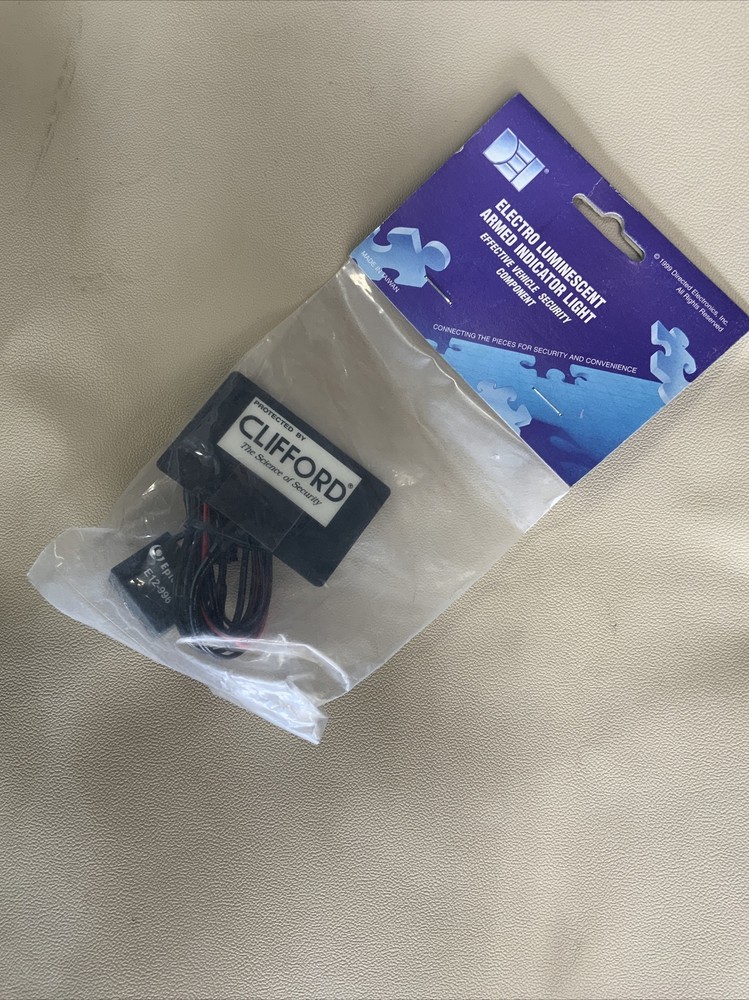Rare Clifford Alarm 620C Electro Luminescent Armed Indicator Light