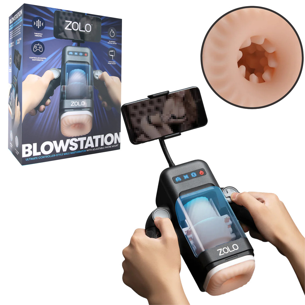 Hand-Held Thrusting Vibrating Masturbator Multi-function Lifelike Men Stroker