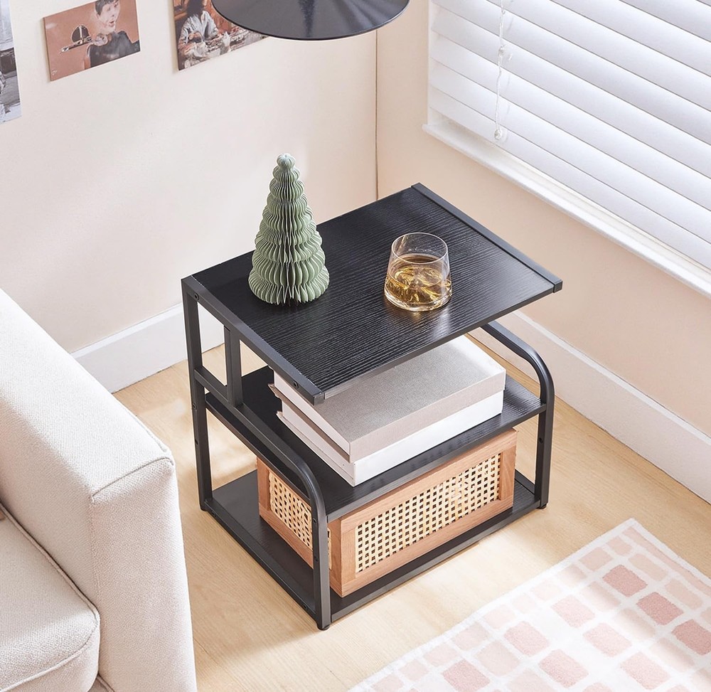 Printer Stand 3-Tier Desktop Printer Table Under Desk Printer Storage Office