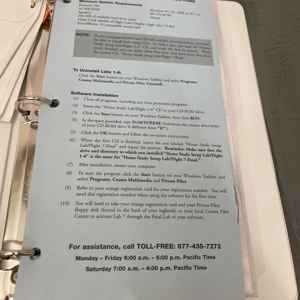 Cessna Private Pilot Cleared For Take Off Multimedia Training 31 Computer Discs