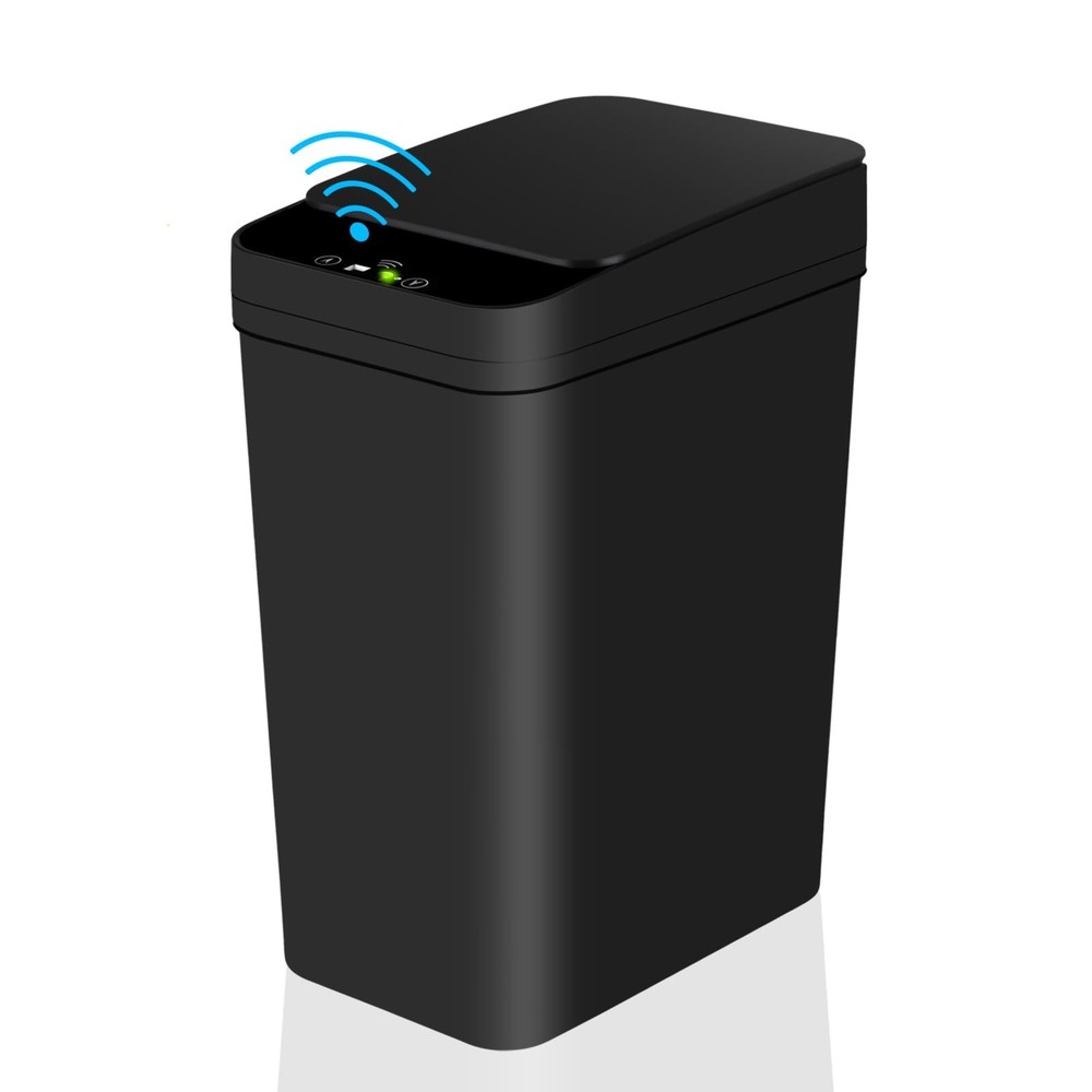 Bathroom Touchless Trash Can 2.2 Gallon Smart Automatic Motion Sensor Rubbish...