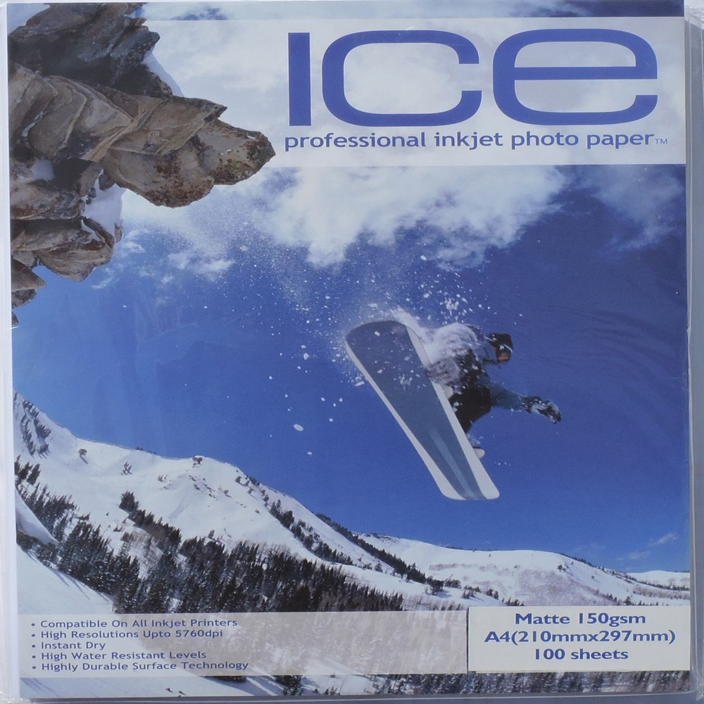 400 Sheets ICE A4 150gsm Single Sided Matte