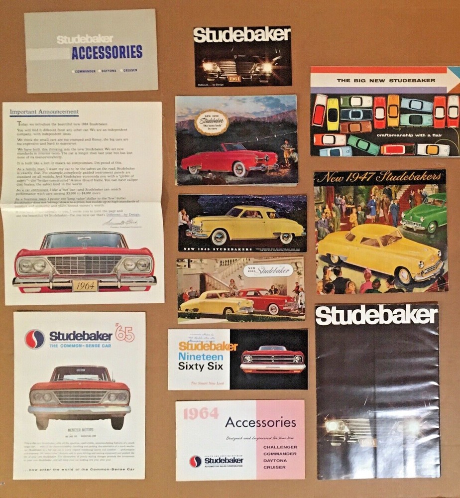 Vintage 1949 Studebaker Champion Commander Regal Sales Booklet, EUC