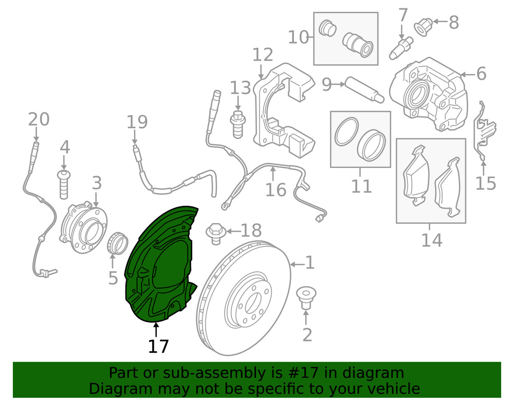 Genuine BMW Splash Shield 34-10-6-895-049