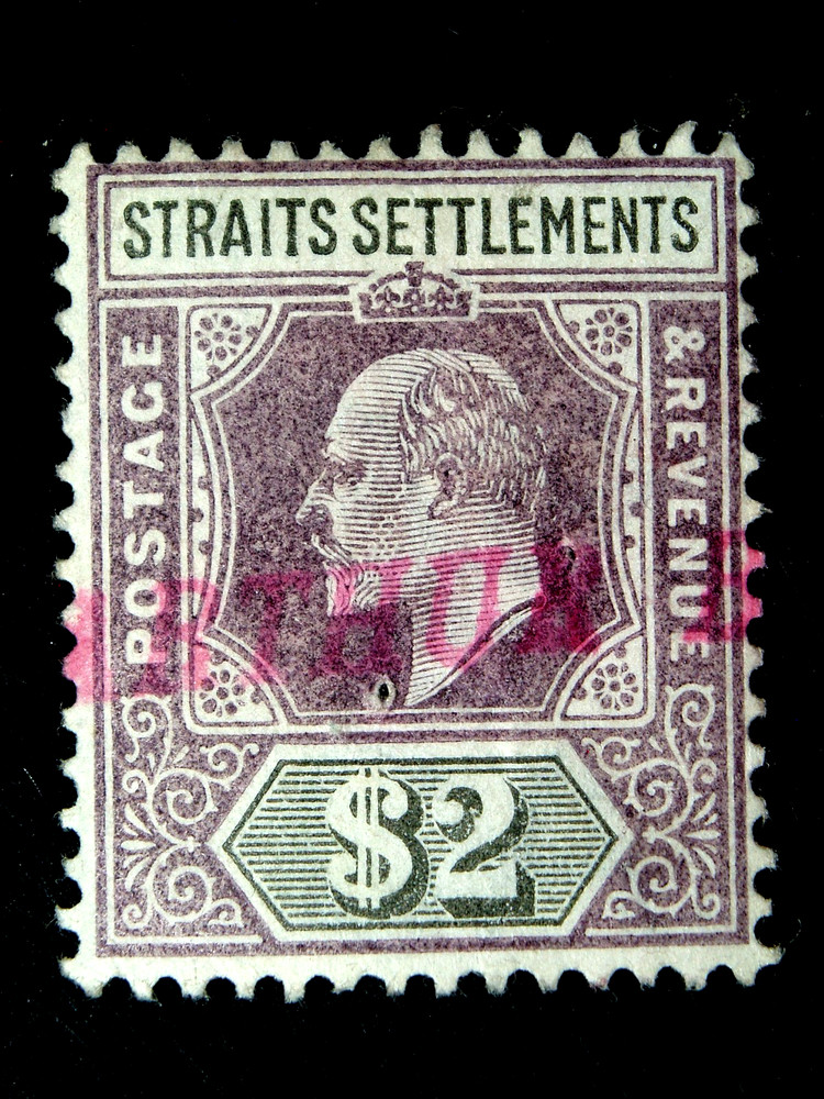 STRAITS  SETTLEMENTS  1  USED  STAMP  SC # 103