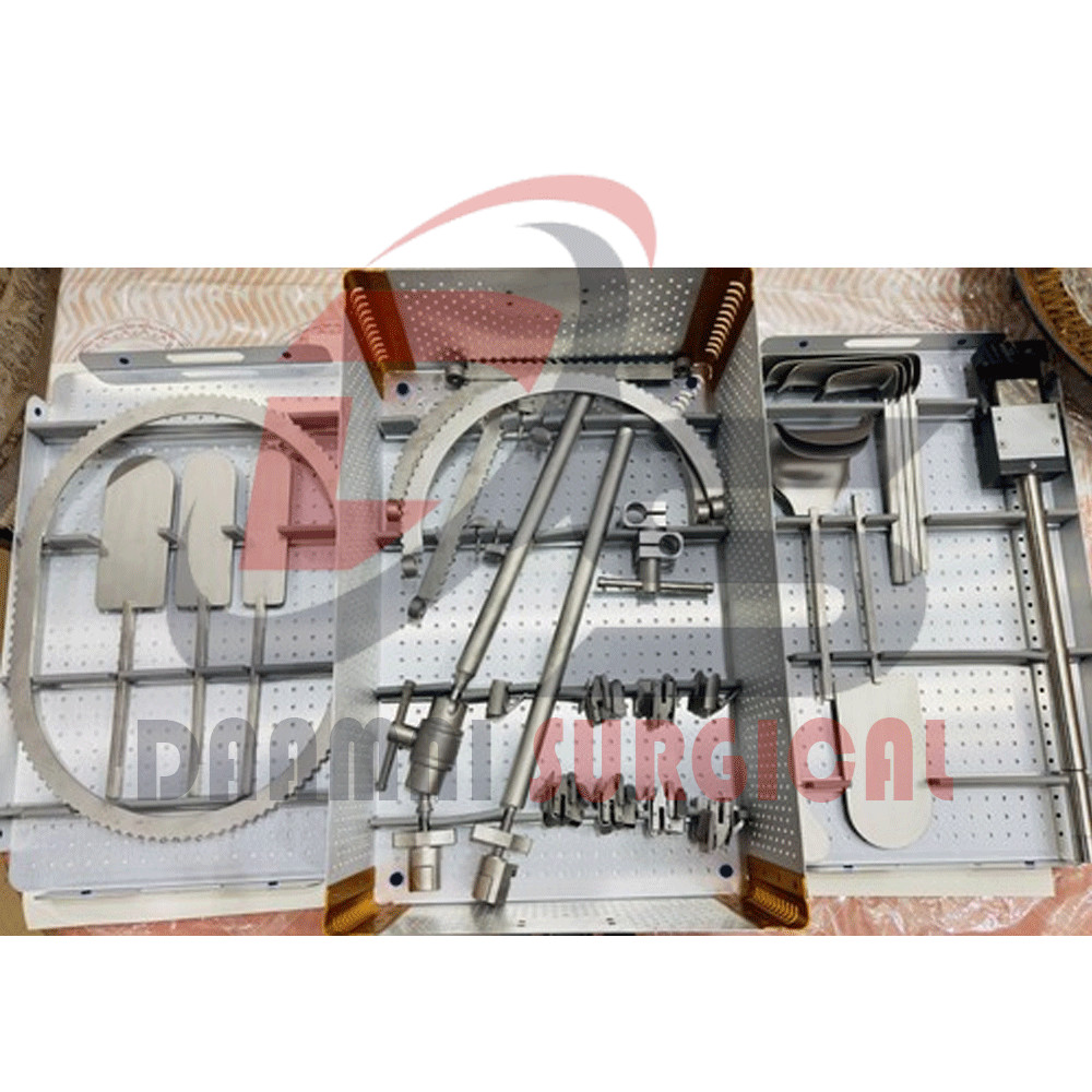 Bookwalter Abdominal Surgical Retractor Set Instruments with Sterilisation Box
