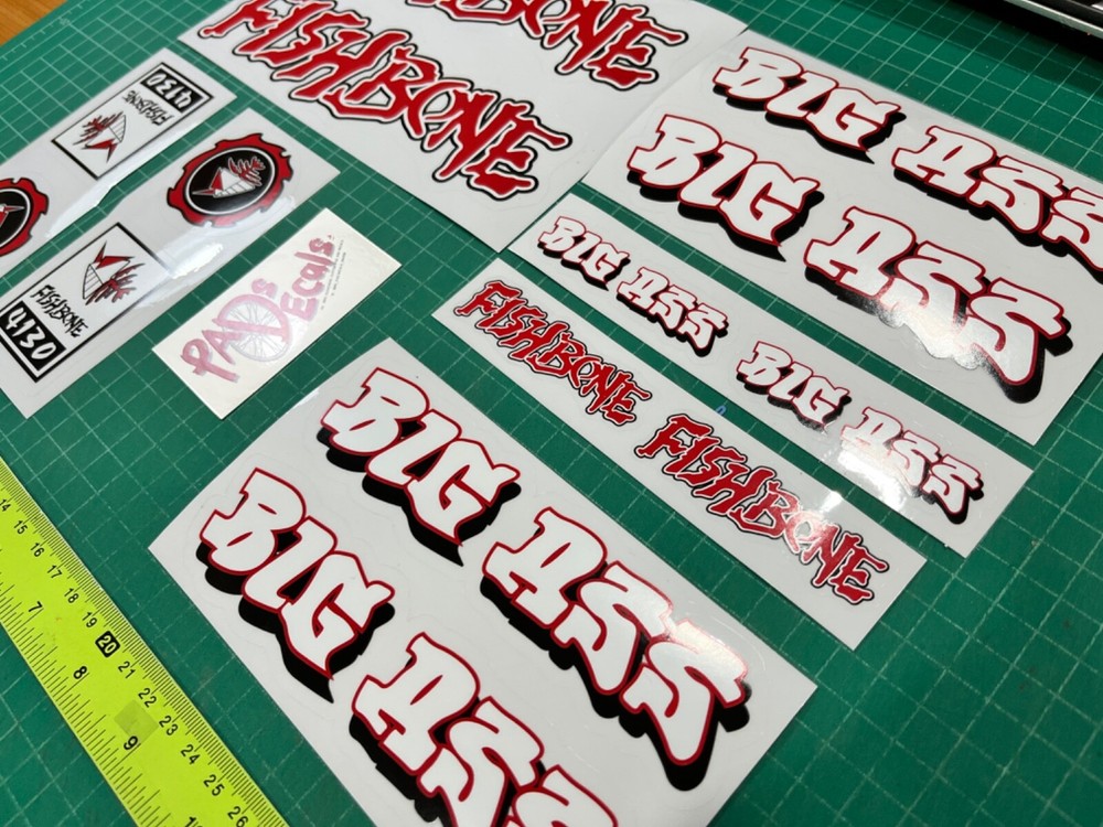 Fishbone Bmx sticker decals