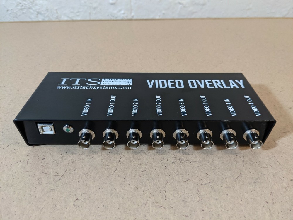 ITS Integrated Technology & Security Video Overlay 4-in 4-out