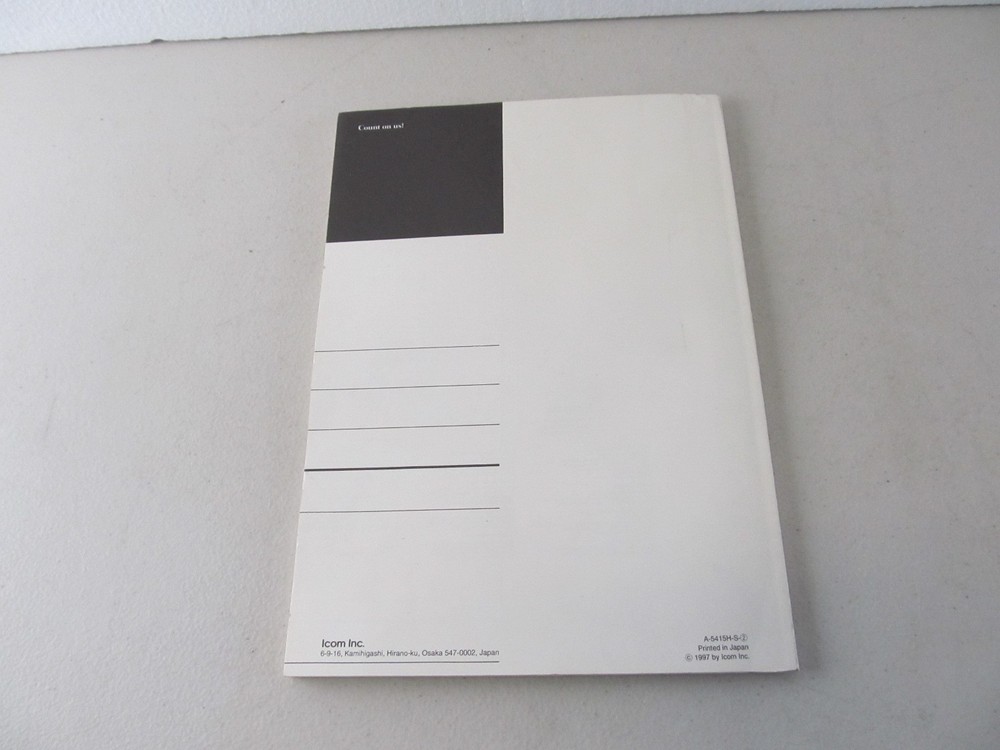 Original ICOM IC-756 SERVICE MANUAL