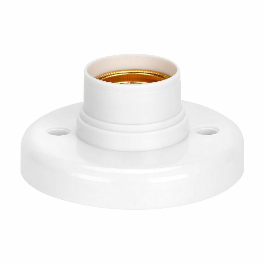1-20Pack Light Bulb Pendant E27 Lamp Round Fixing Base Holder Screw Cap Socket