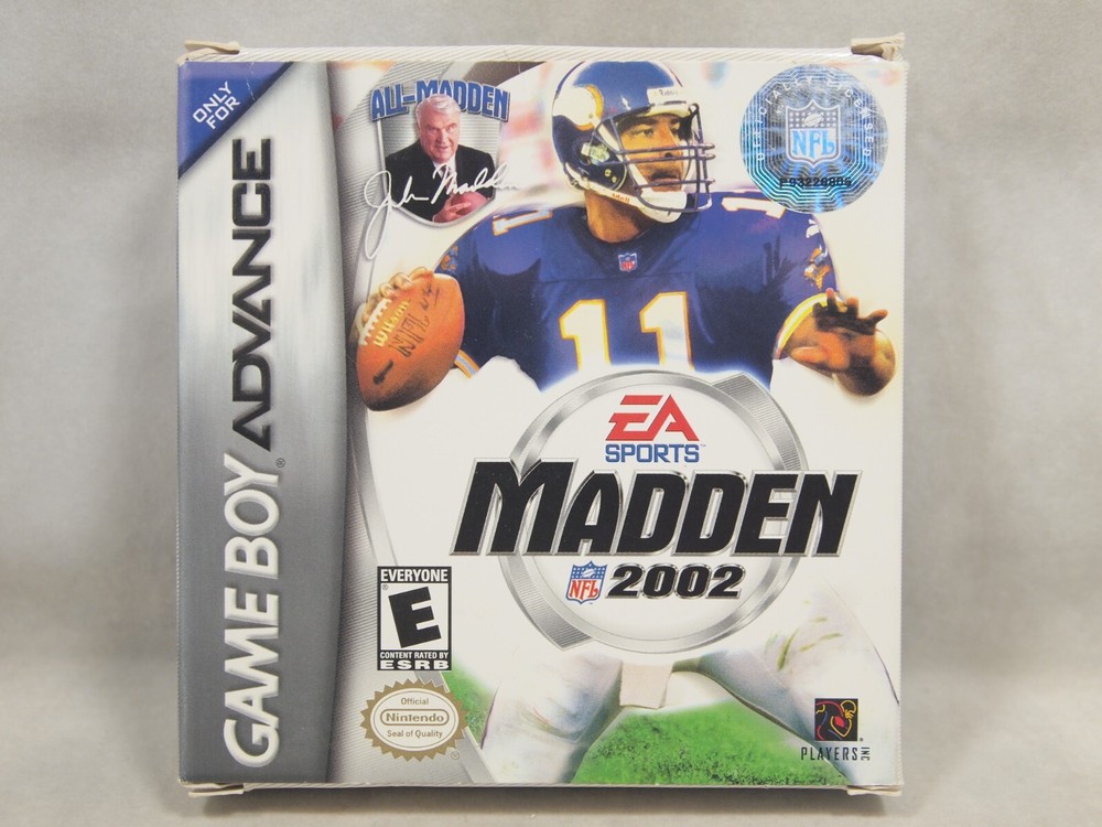 Madden 2002 (Game Boy Advance | GBA) Authentic BOX ONLY