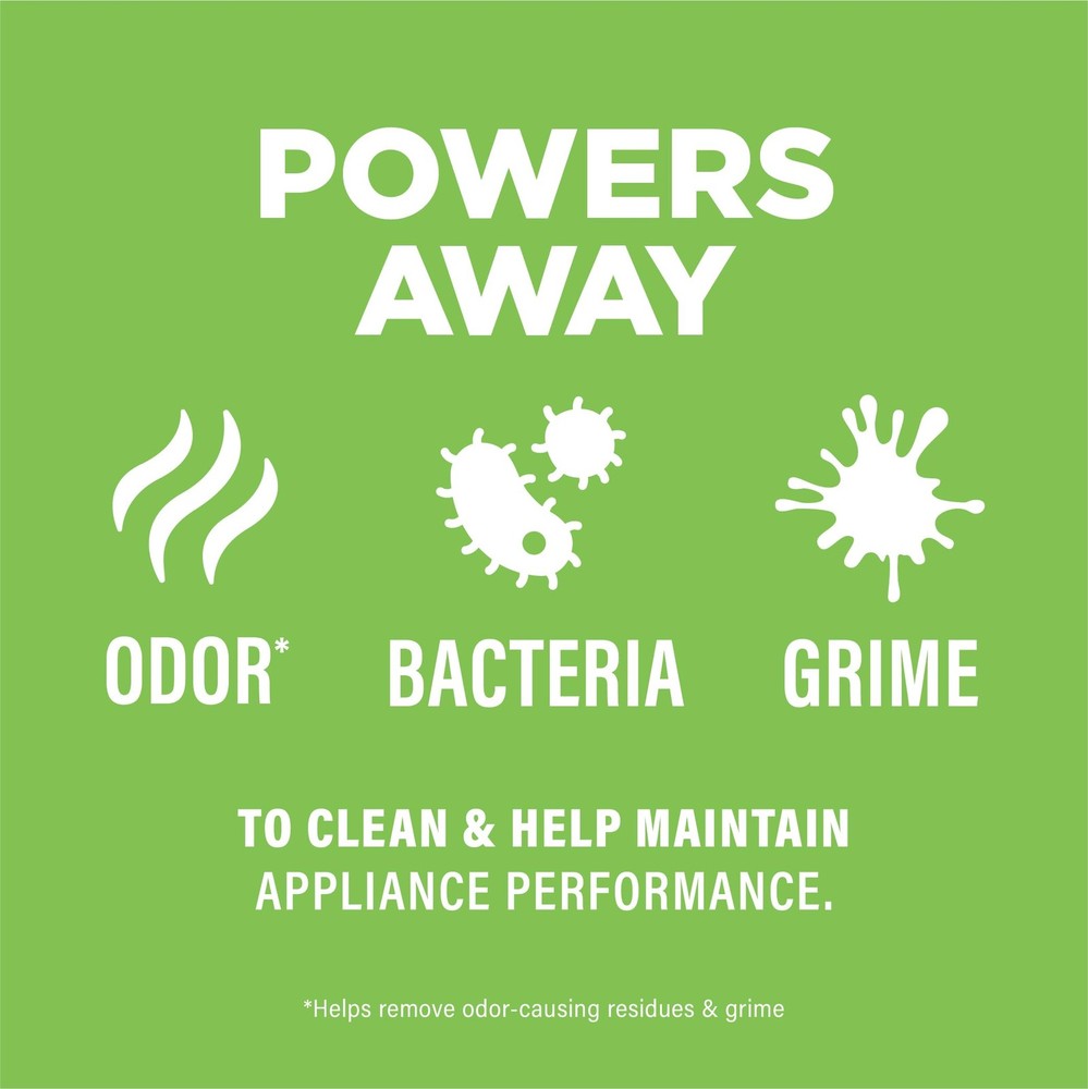 Washing Machine Cleaner, Helps Power Away Odor Causing Bacteria & Grime Deep ...