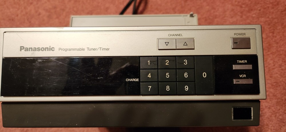 1983 Panasonic Programmable Tuner/Timer. Untested