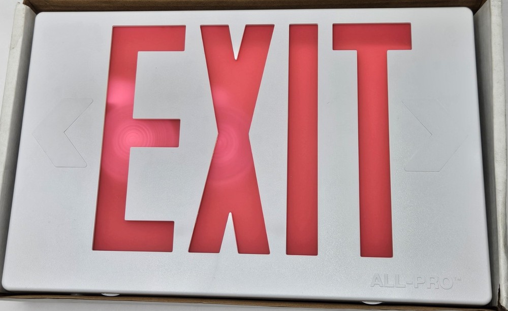 All-pro APCH Exit Sign APCH7R 120/277v