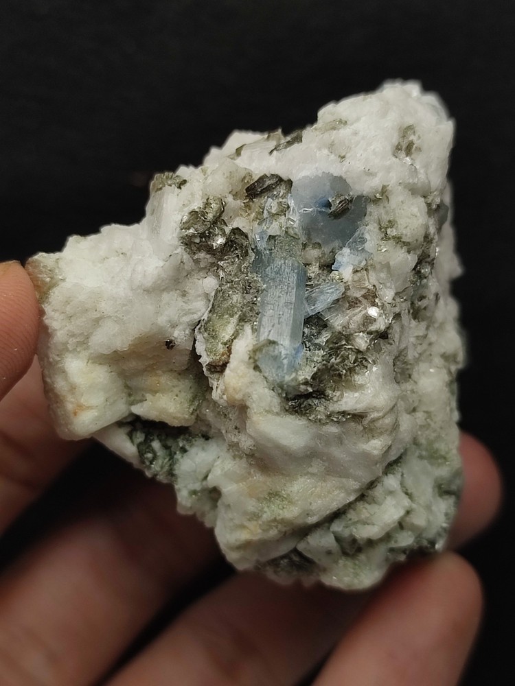 Alkali Beryl Crystal On Matrix With Nice Terminations-Pak.
