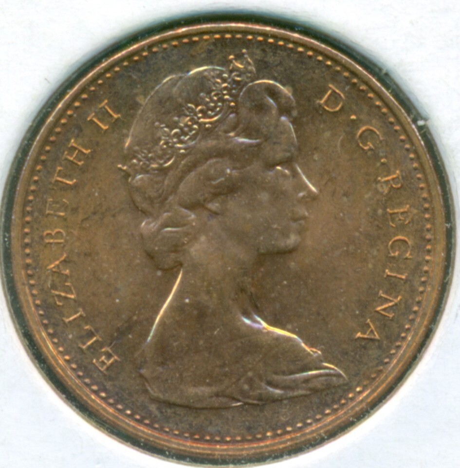 1978 CANADA SMALL CENT, BRILLIANT UNCIRCULATED RED, GREAT PRICE!