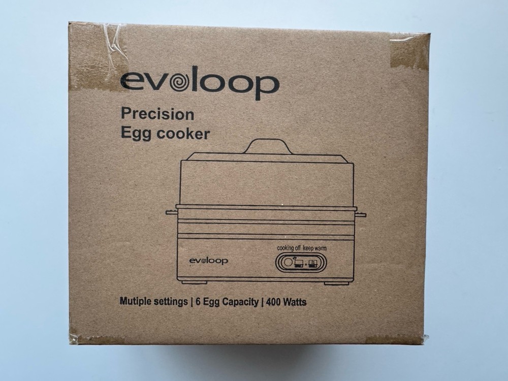 Evoloop Precision Egg Cooker KY-305 6-Egg Capacity 400W – New Sealed Box