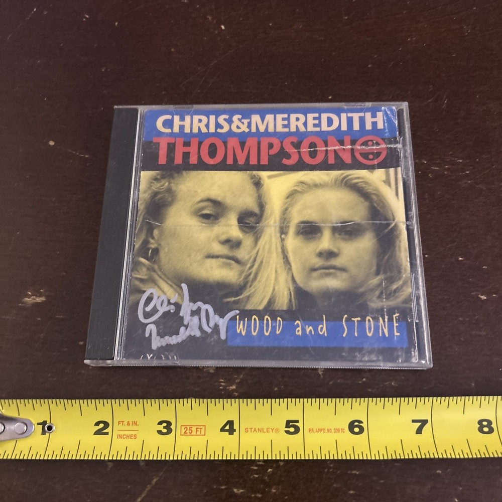 CHRIS & MEREDITH THOMPSON GENUINE AUTHENTIC HAND SIGNED AUTOGRAPHED CD RARE NICE