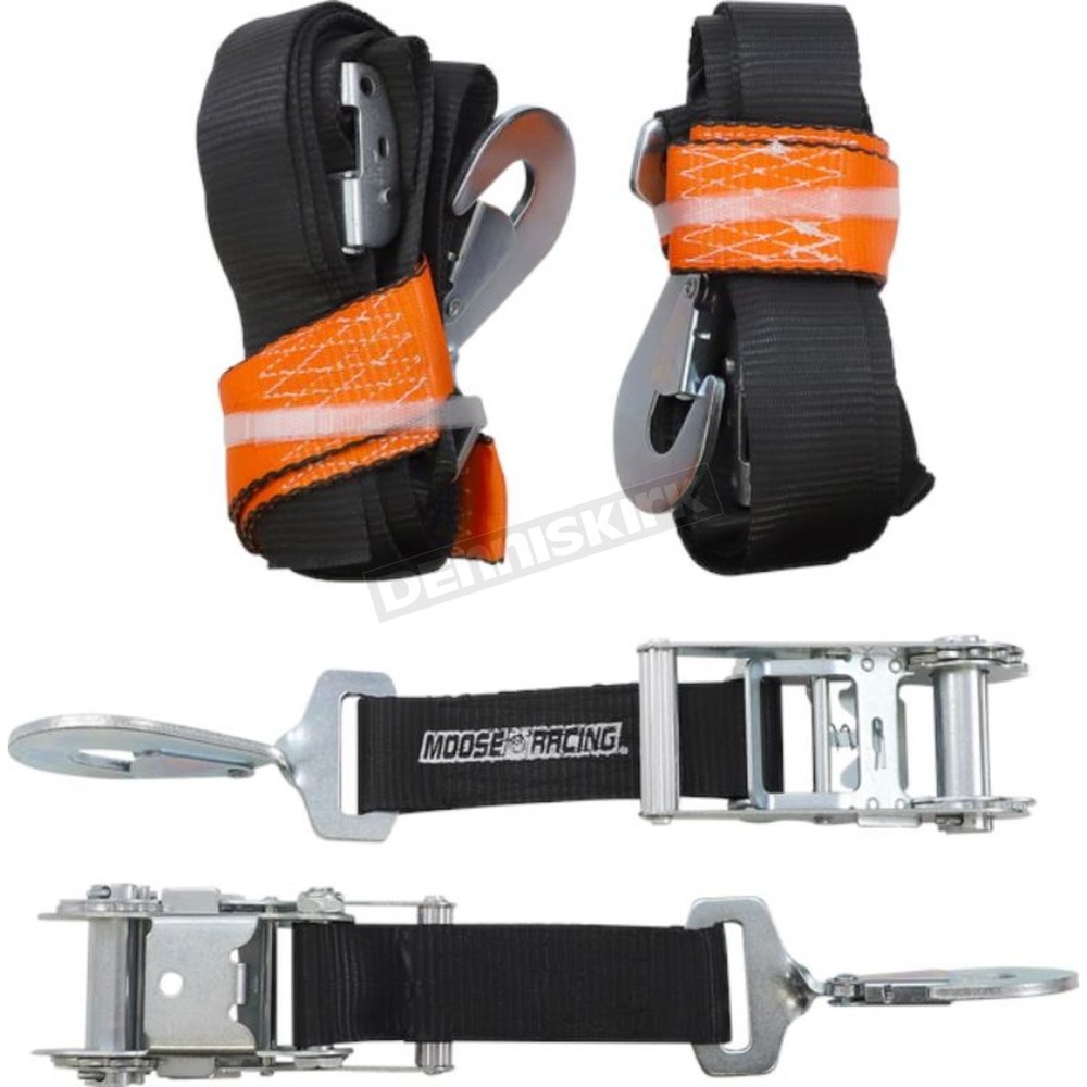Moose Black Wheel Net Tie Downs - 3920-0494