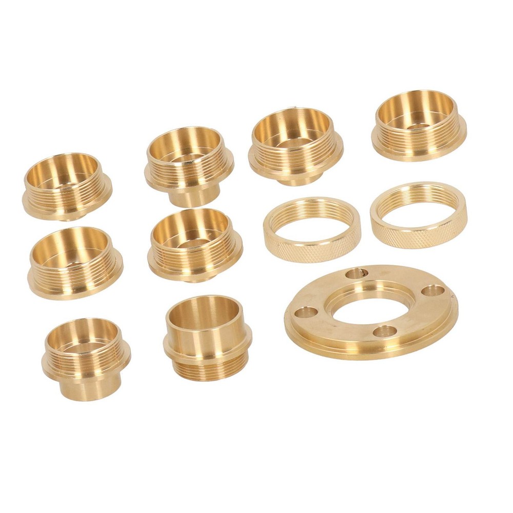 ˇTemplate Router Guides Kit With Lock Nut Adapter Template Guide Bushing Kit For