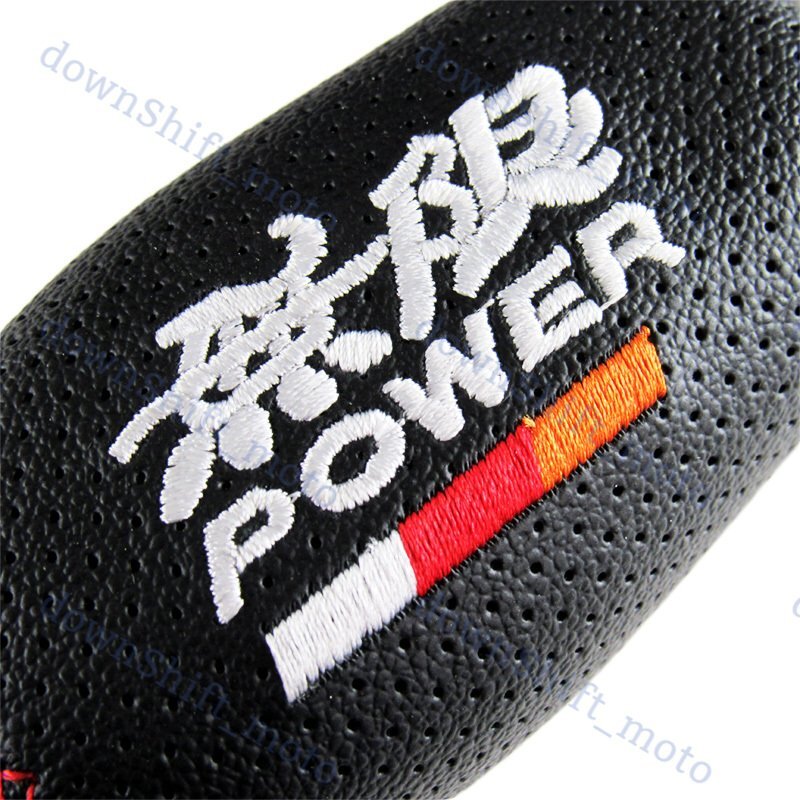 Mugen Power Universal Black Leather Automatic Transmission Shift Knob For Honda