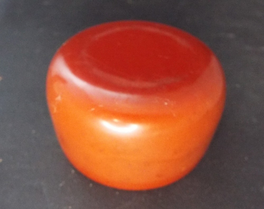 Japanese Lacquer Lidded Circular Box Cinnabar Red & Black - 3 1/2"